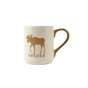 Keramik Tassen Schweden – mit Elch Motiv