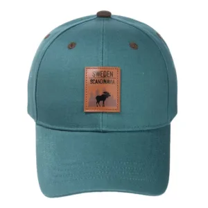 Elegante Cap mit Elchmotiv, grün, Schweden